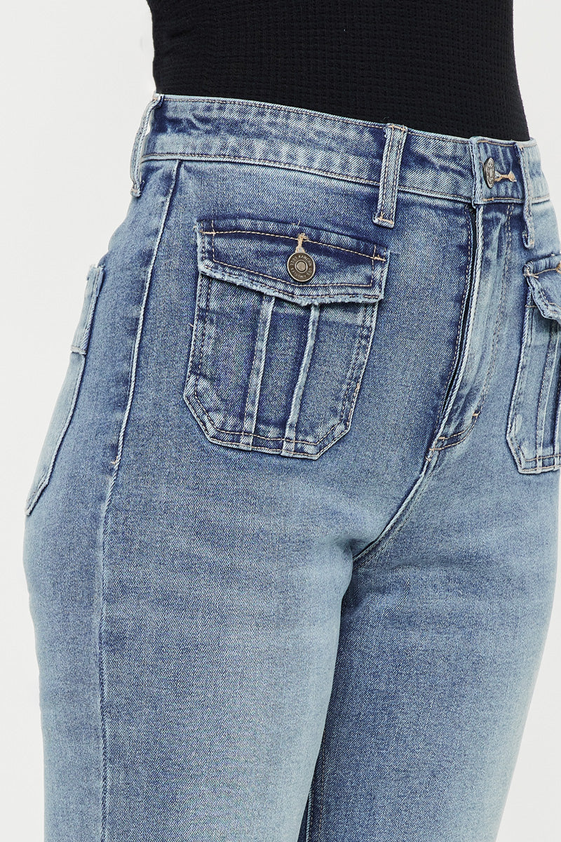 Women's High Rise Bootcut Jeans - Carrie