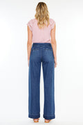 Women's High Rise Wide Leg Jeans - Adore
