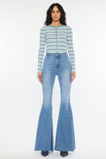 Women's High Rise Super Flare Jeans - Beverly