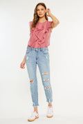 Women's Mid Rise Ankle Skinny Jeans - Augustina