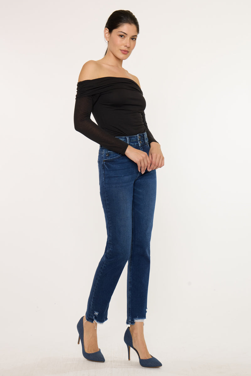 Women's Ultra High Rise Slim Straight Jeans - Cadence
