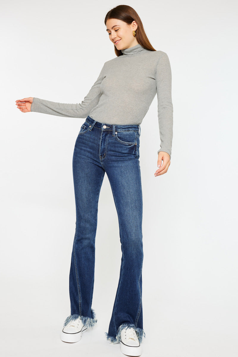 Women's High Rise Bootcut Jeans - Brooklyn