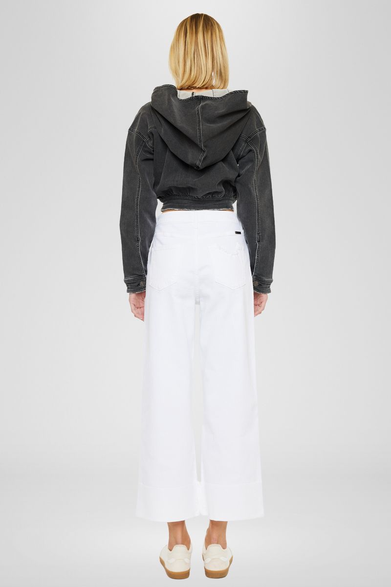 Women's 90's Cropped Wide Leg Jeans - Alfie