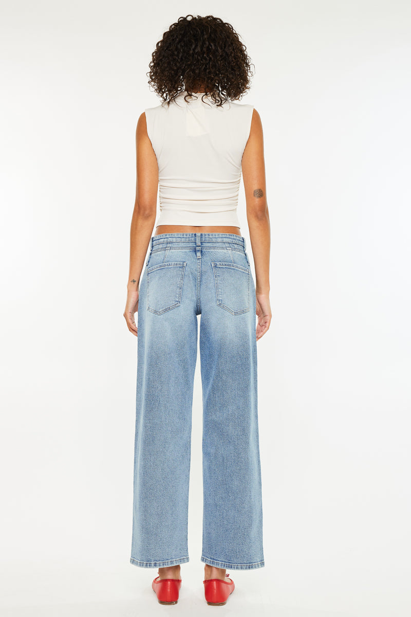 Women's Low Slung Baggy Jeans - Bodie