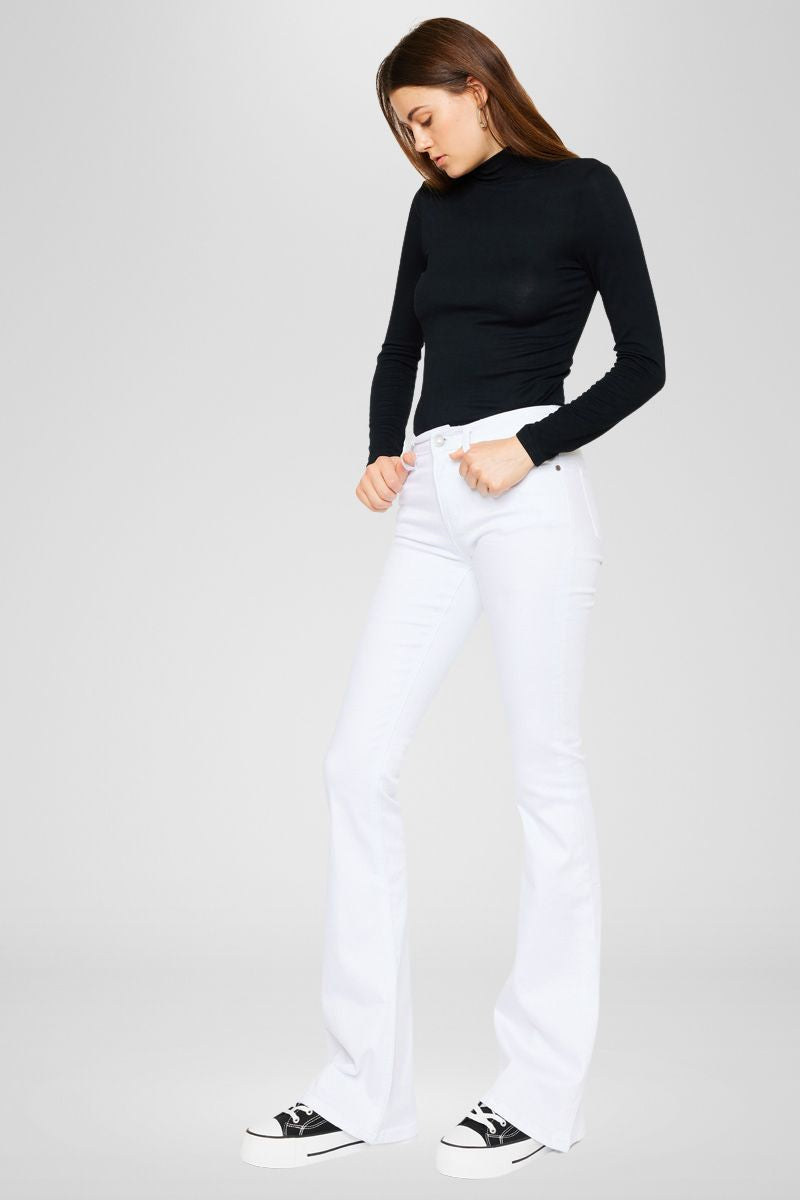Women's Mid Rise Flare Jeans - Alaska