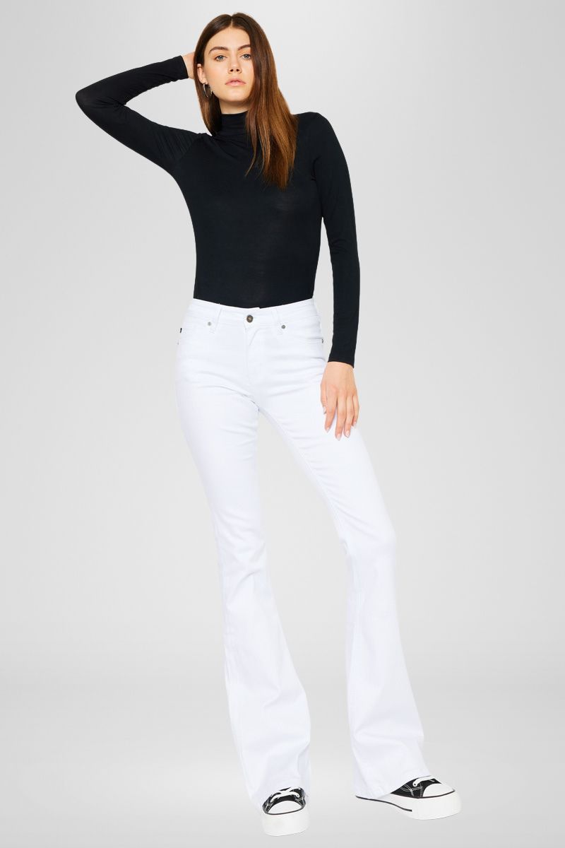 Women's Mid Rise Flare Jeans - Alaska