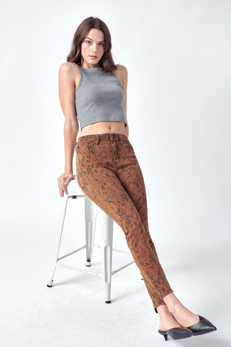 Women's High Rise Super Skinny Jeans - Anastasia