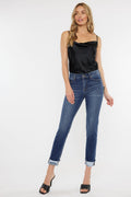Women's Mid Rise Slim Straight Jeans - Cane