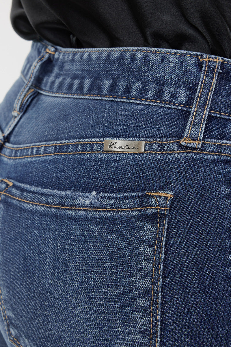 Women's Mid Rise Slim Straight Jeans - Cane