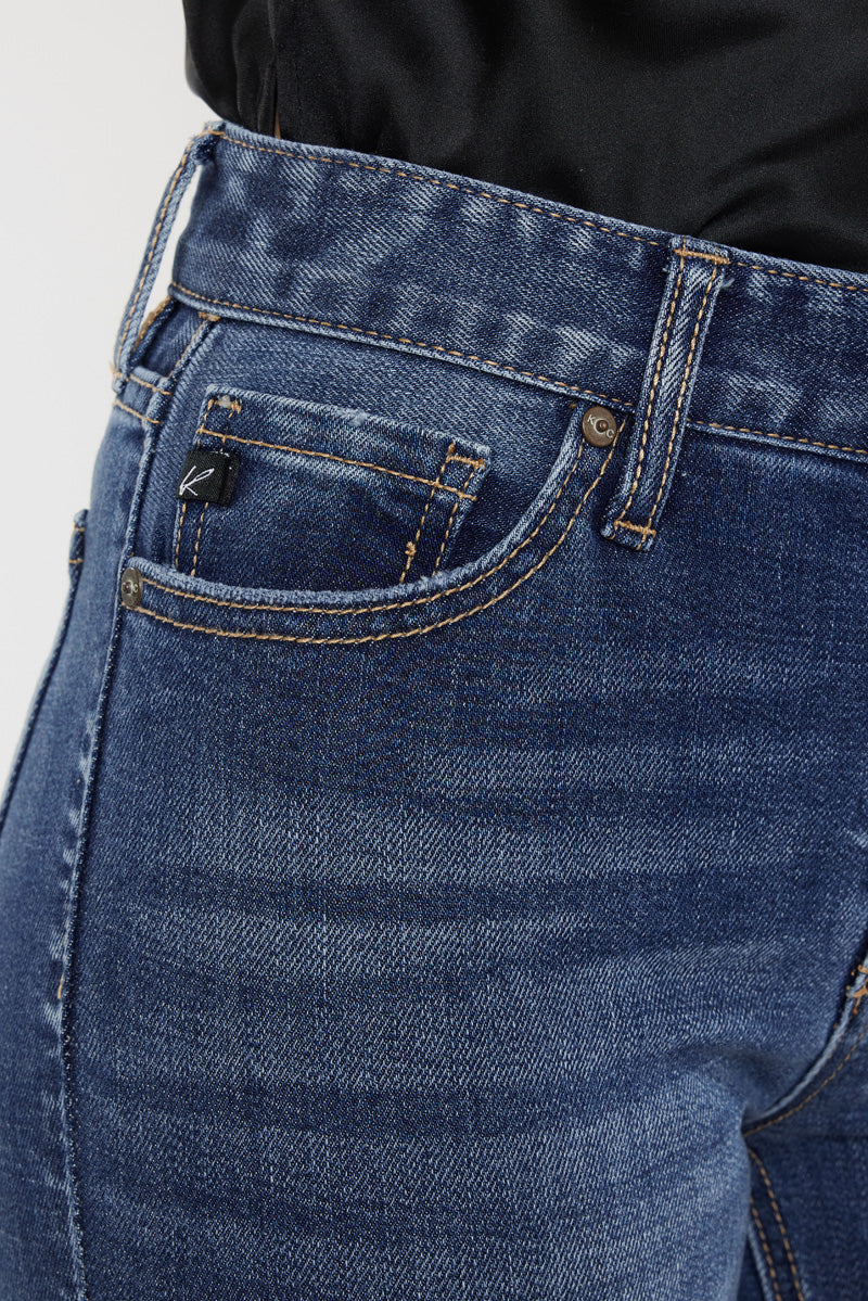 Women's Mid Rise Slim Straight Jeans - Cane