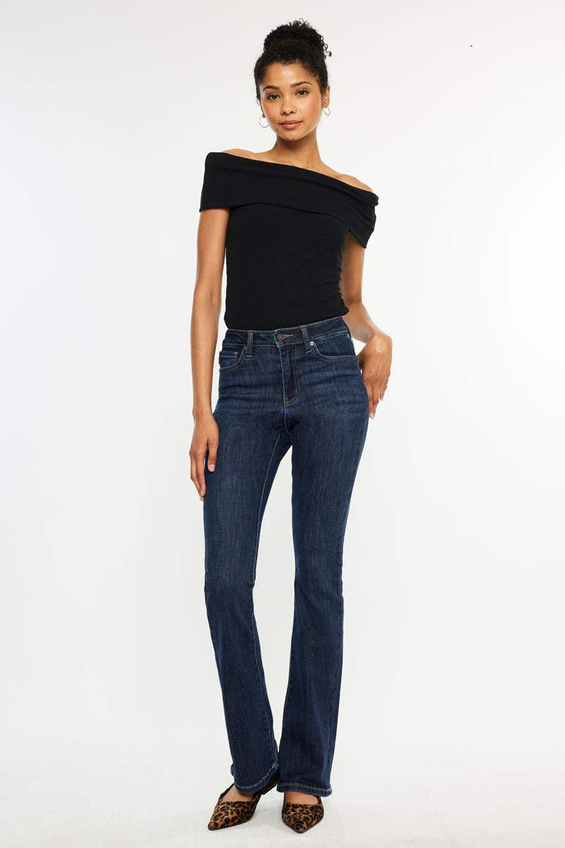 Women's High Rise Bootcut Jeans - Ami