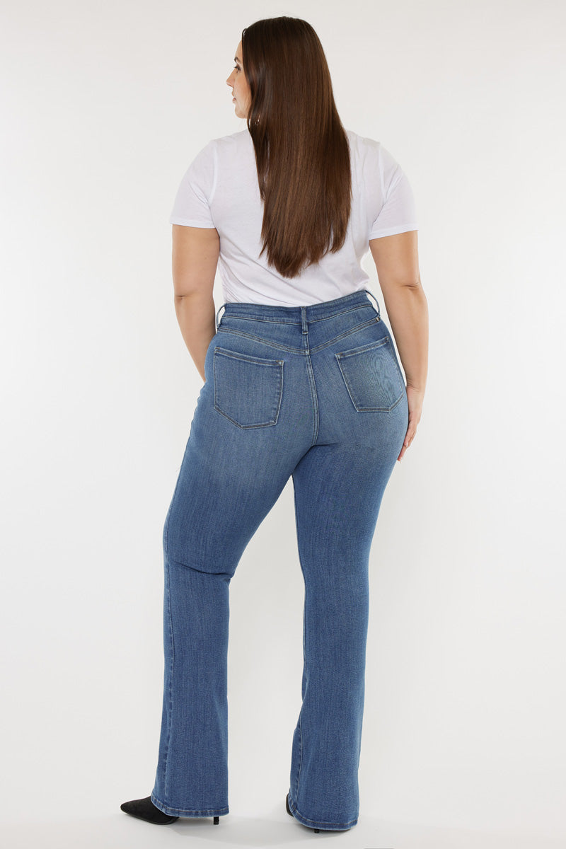 Women's Plus Size High Rise Bootcut Jeans - Ami