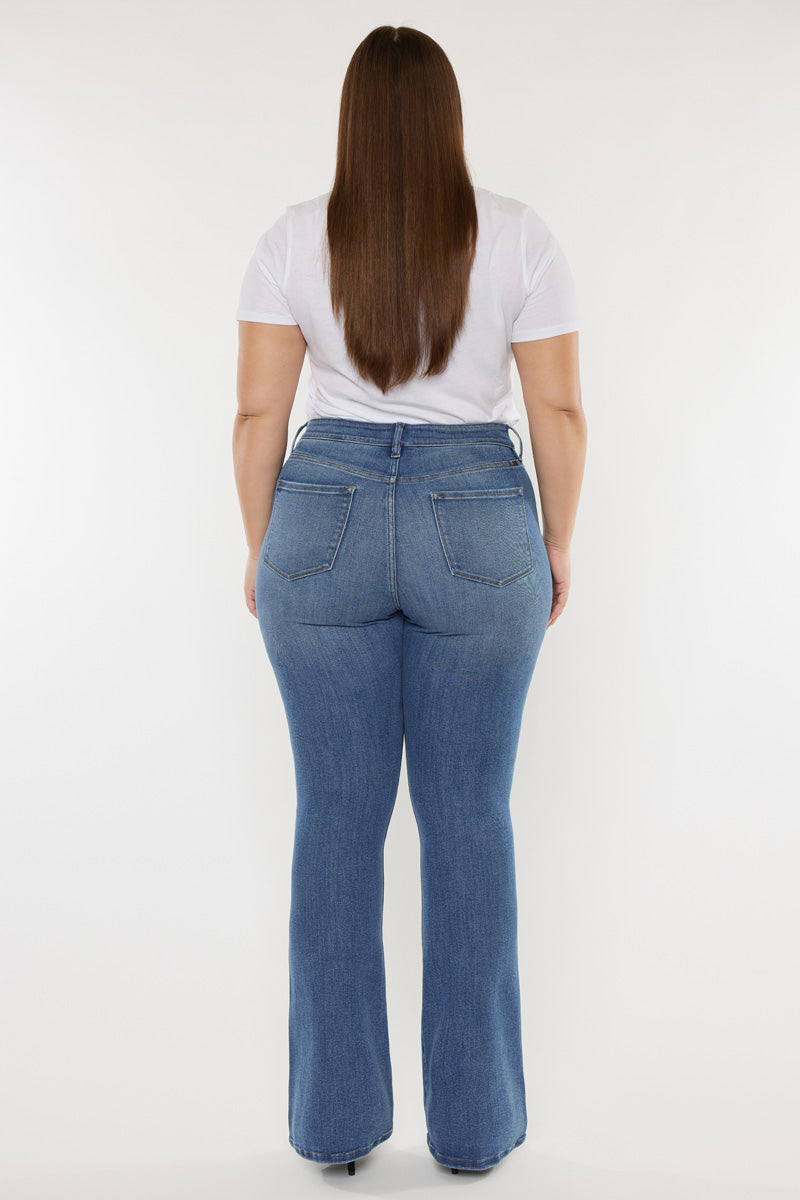 Women's Plus Size High Rise Bootcut Jeans - Ami