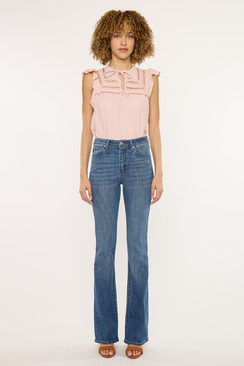Women's High Rise Bootcut Jeans - Ami