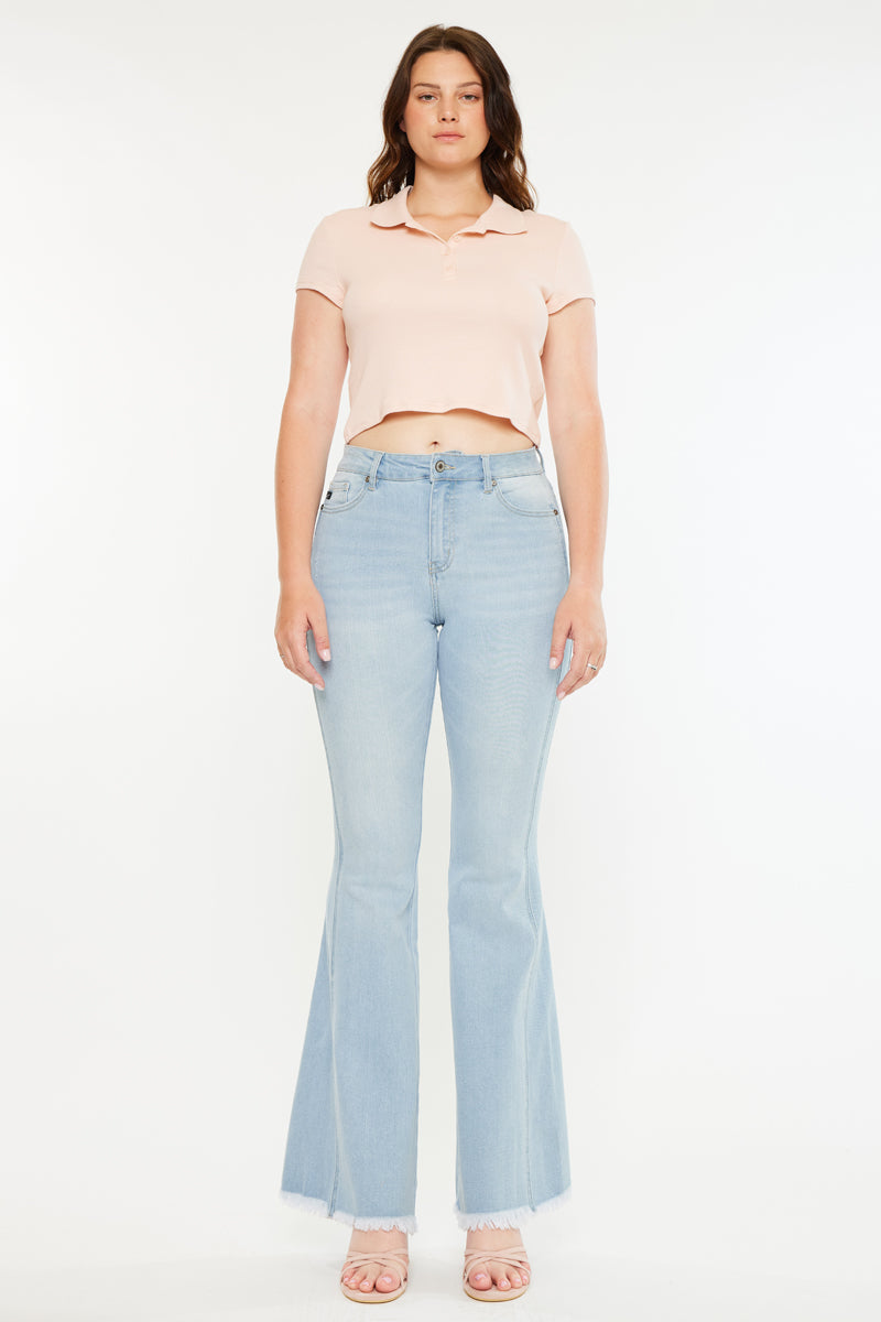 Women's High Rise Flare Jeans - Annika