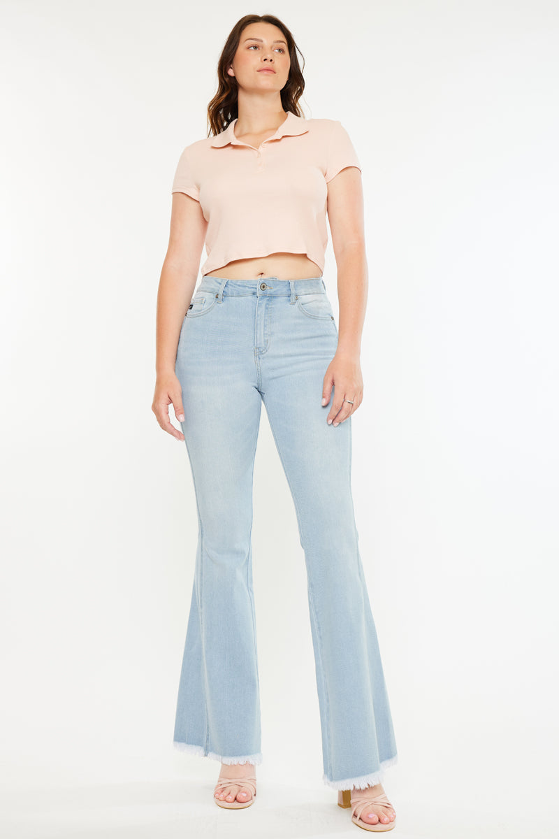 Women's High Rise Flare Jeans - Annika