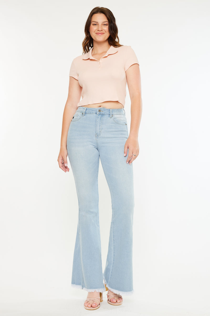 Women's High Rise Flare Jeans - Annika