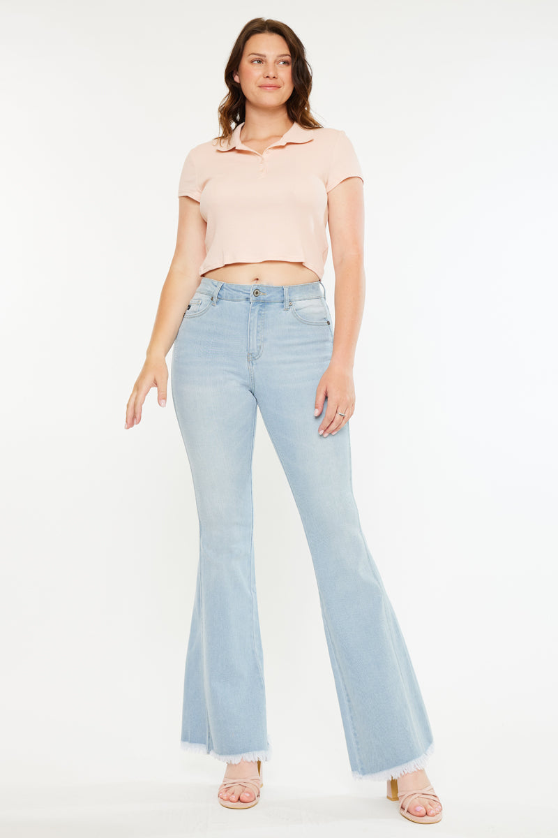 Women's High Rise Flare Jeans - Annika