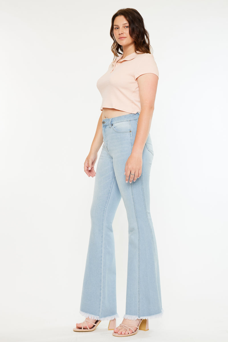 Women's High Rise Flare Jeans - Annika