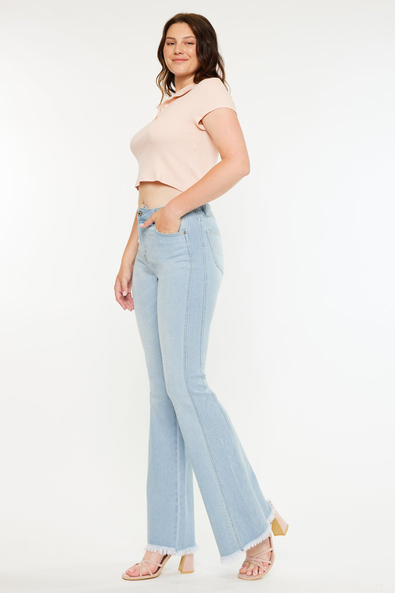 Women's High Rise Flare Jeans - Annika