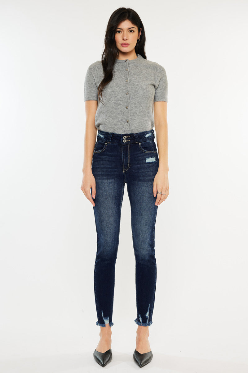 Women's High Rise Ankle Skinny Jeans - Ariana