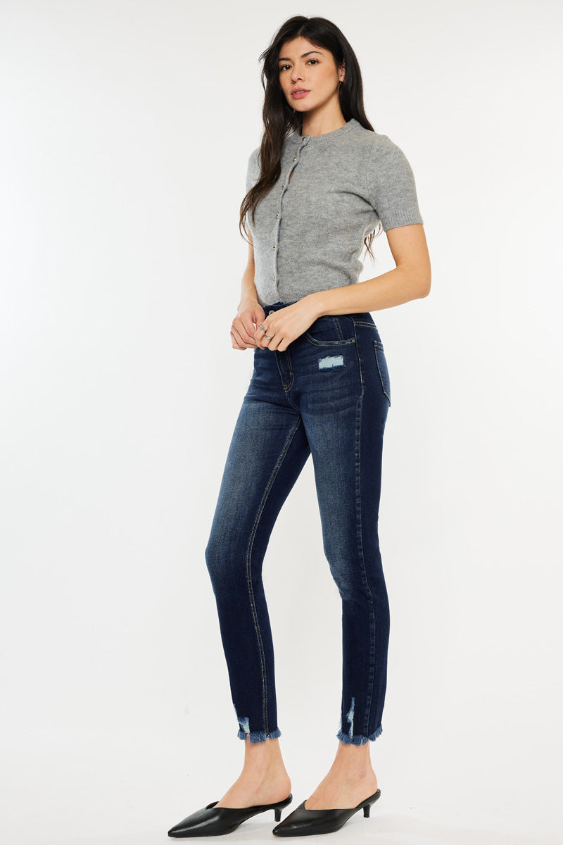 Women's High Rise Ankle Skinny Jeans - Ariana