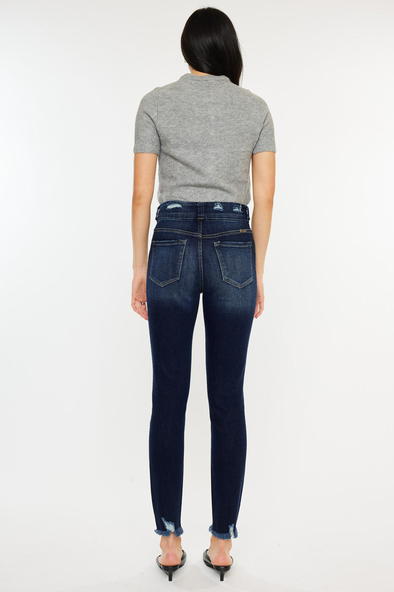 Women's High Rise Ankle Skinny Jeans - Ariana