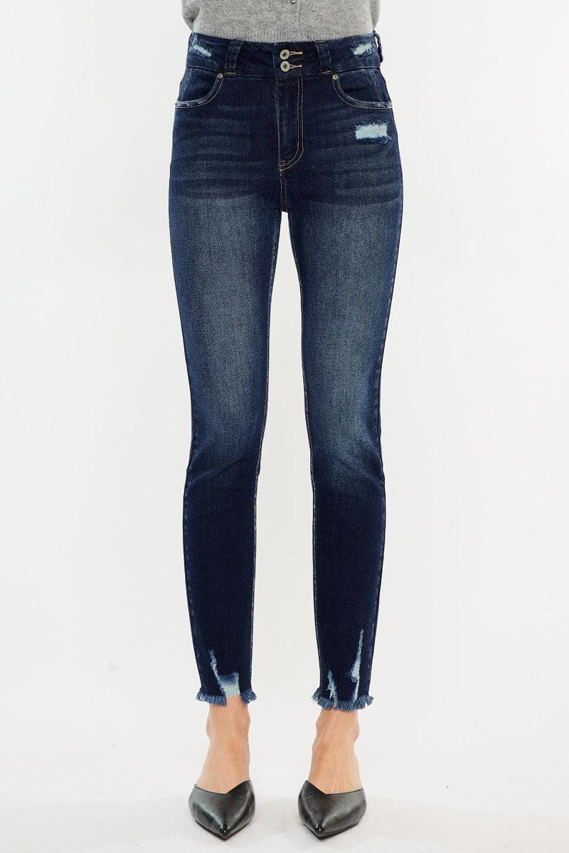 Women's High Rise Ankle Skinny Jeans - Ariana