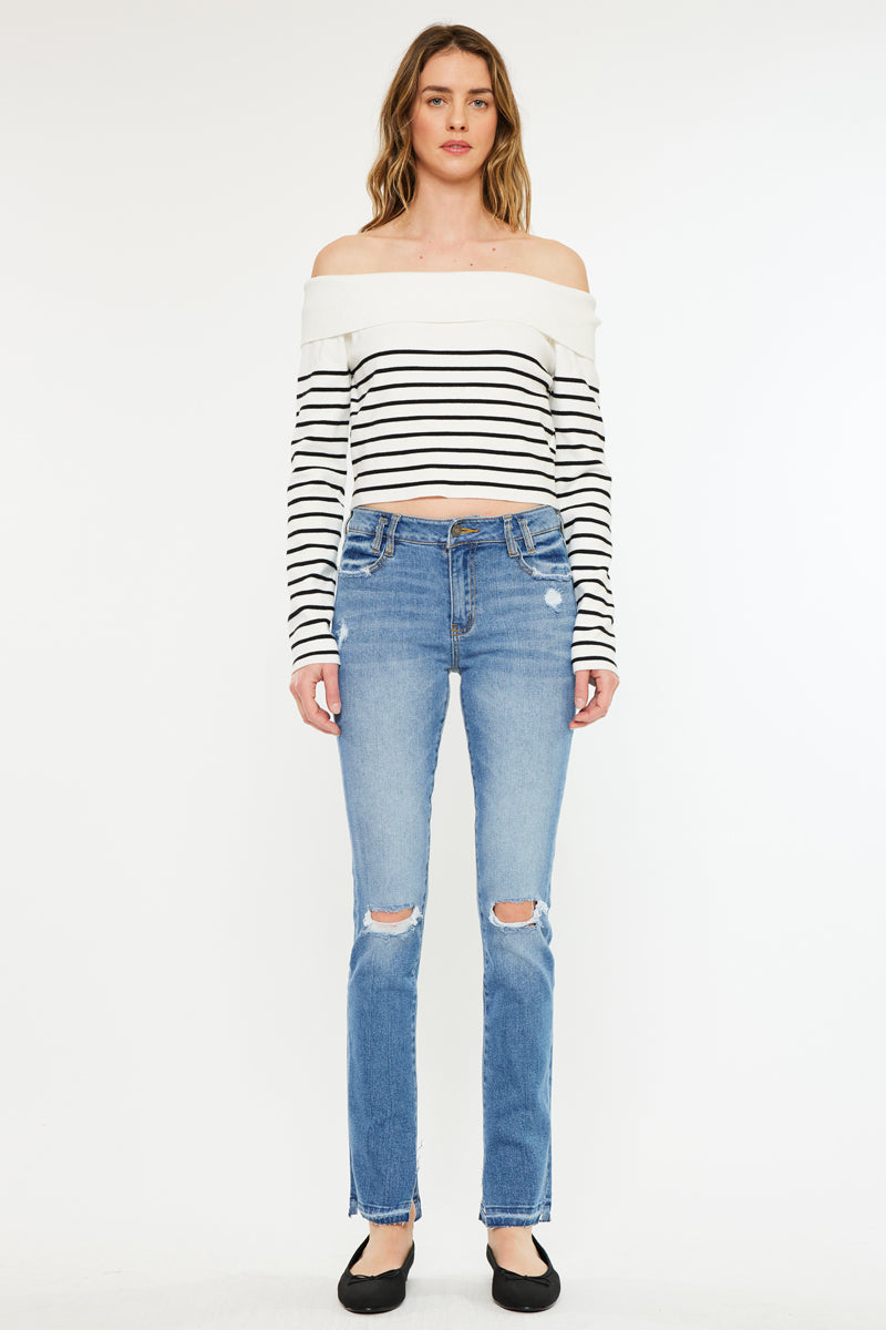 Women's Mid Rise Easy Skinny Jeans - Birdy