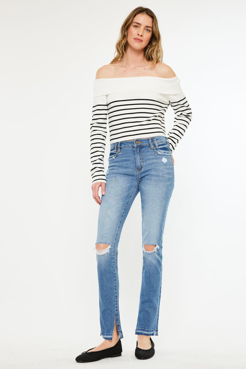 Women's Mid Rise Easy Skinny Jeans - Birdy