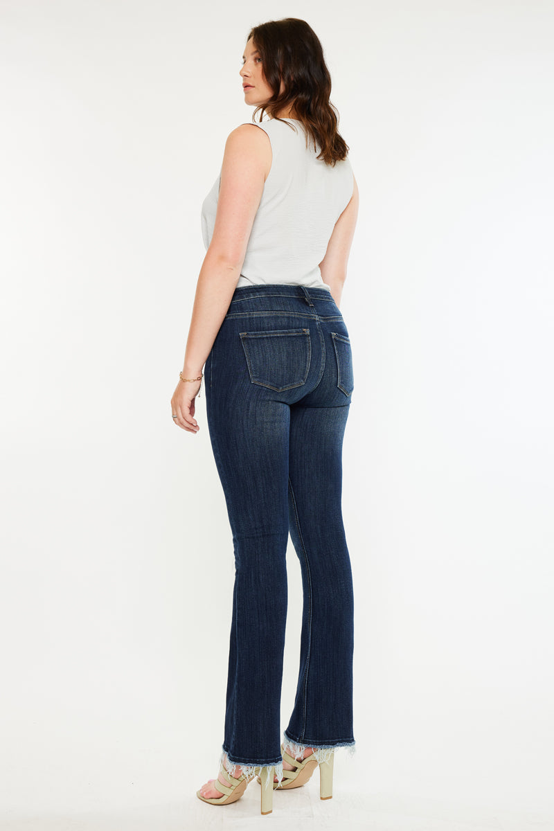 Women's Maternity Bootcut Jeans - Braisille