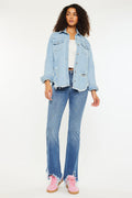Women's High Rise Bootcut Jeans - Antonia
