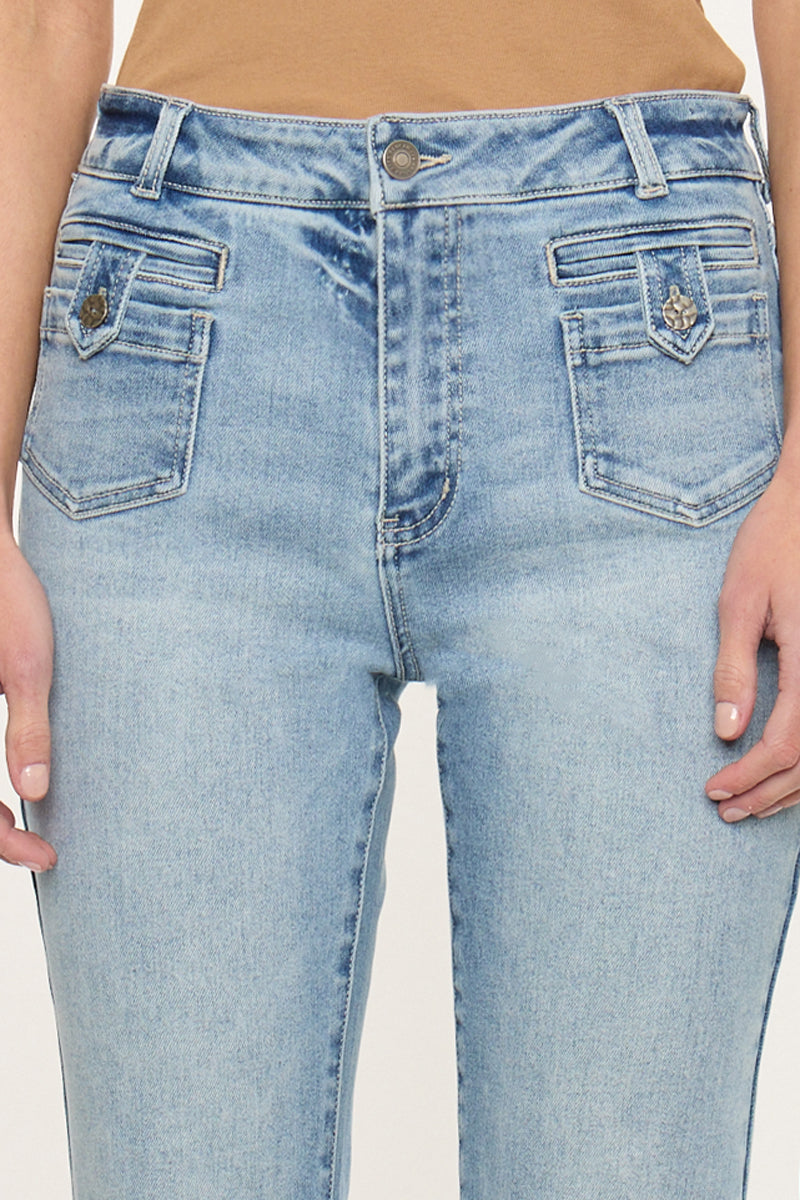 Women's High Rise Flare Jeans - Brooke