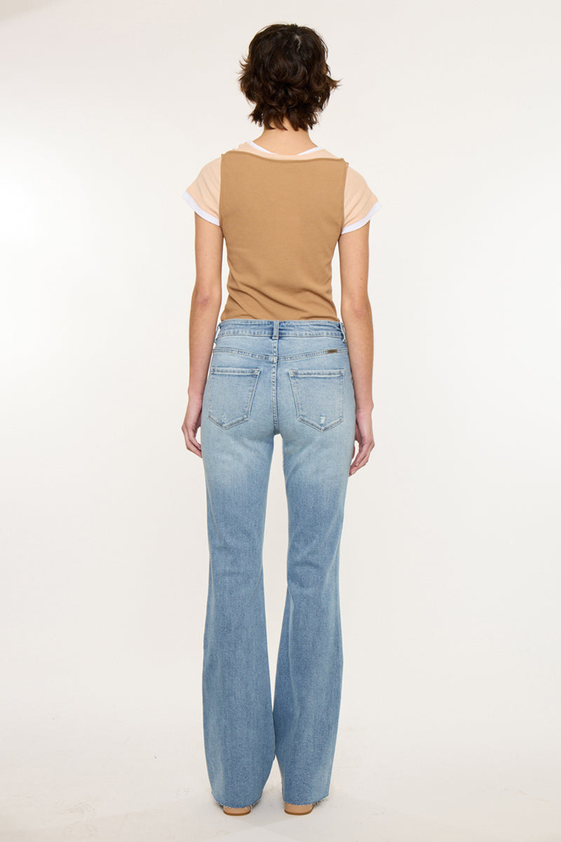 Women's High Rise Flare Jeans - Brooke