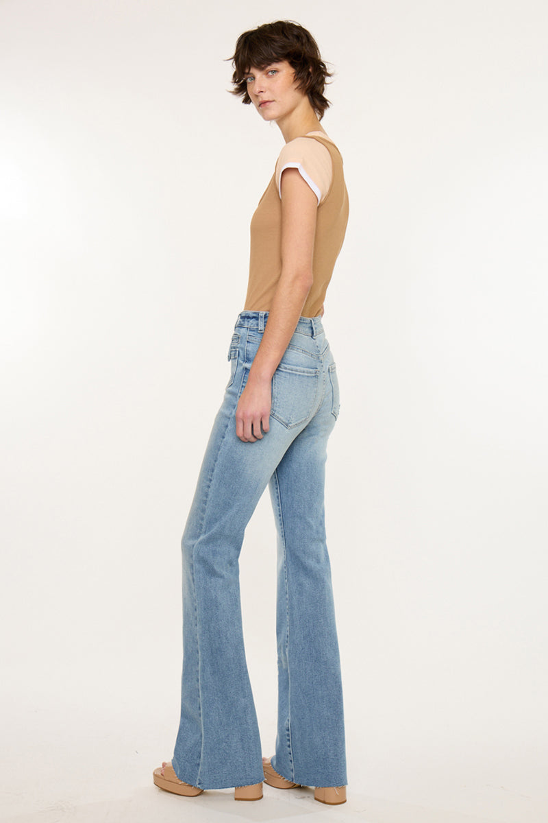 Women's High Rise Flare Jeans - Brooke