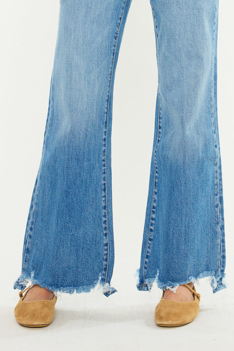 Women's Mid Rise Flare Jeans - Amiri