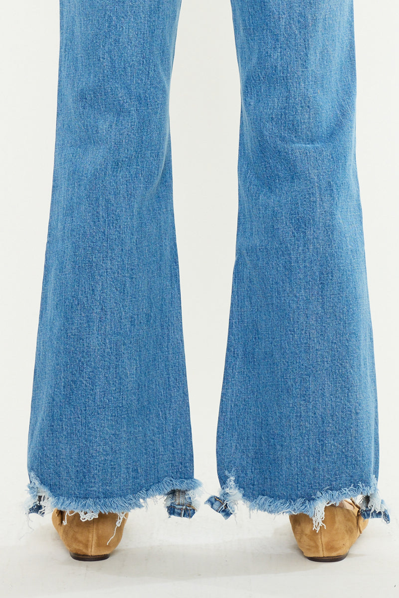 Women's Mid Rise Flare Jeans - Amiri