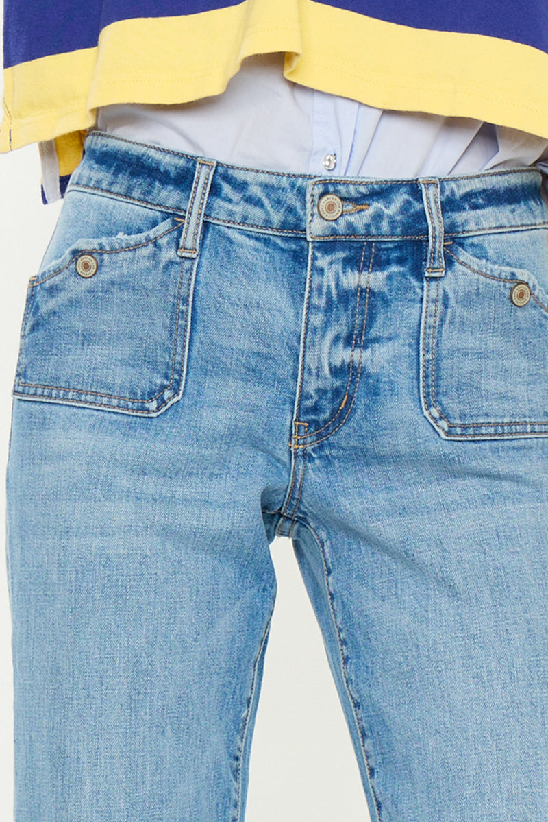 Women's Mid Rise Flare Jeans - Amiri