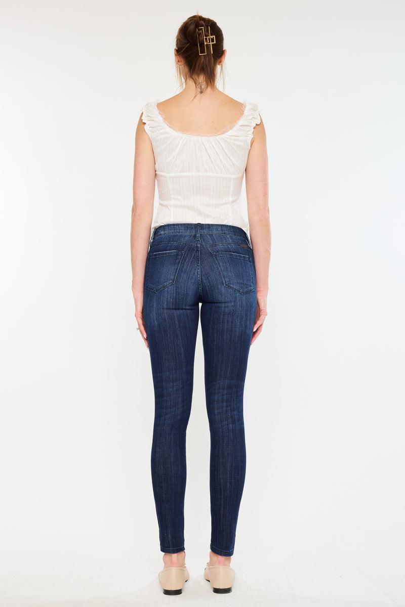 Women's Mid Rise Super Skinny Jeans - Ashlyn