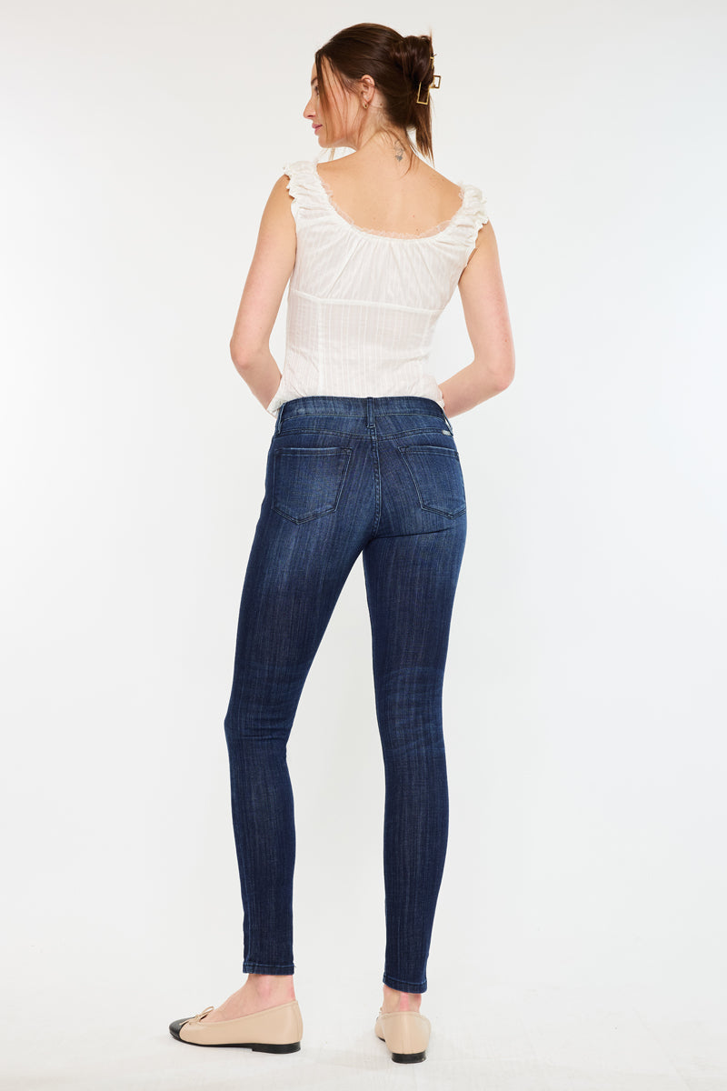 Women's Mid Rise Super Skinny Jeans - Ashlyn