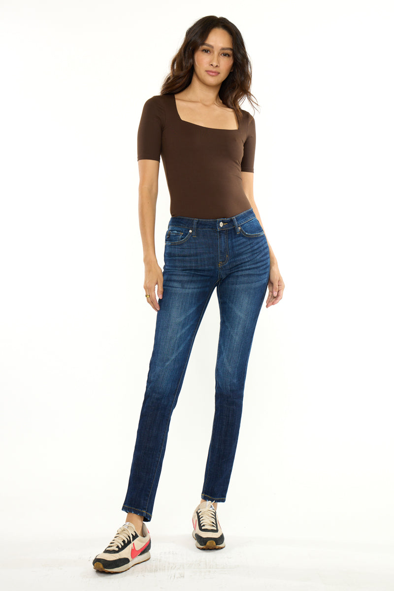 Women's Mid Rise Super Skinny Jeans - Ashlyn
