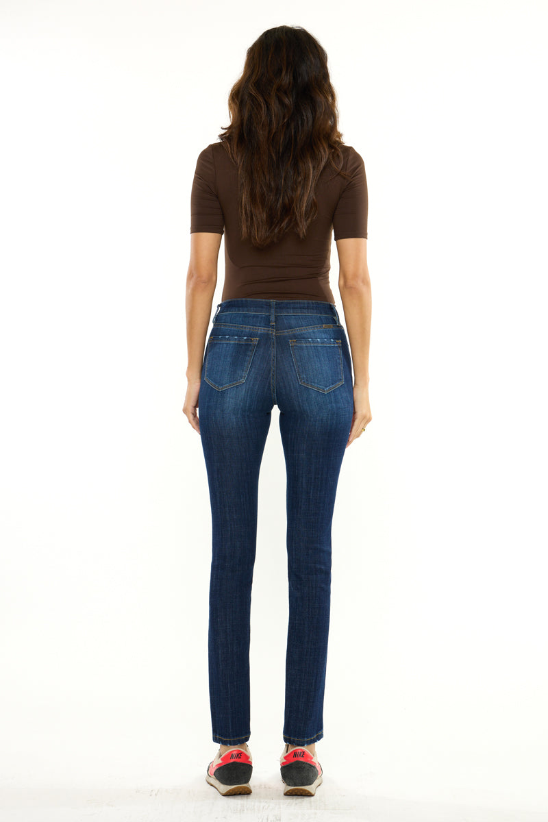 Women's Mid Rise Super Skinny Jeans - Ashlyn