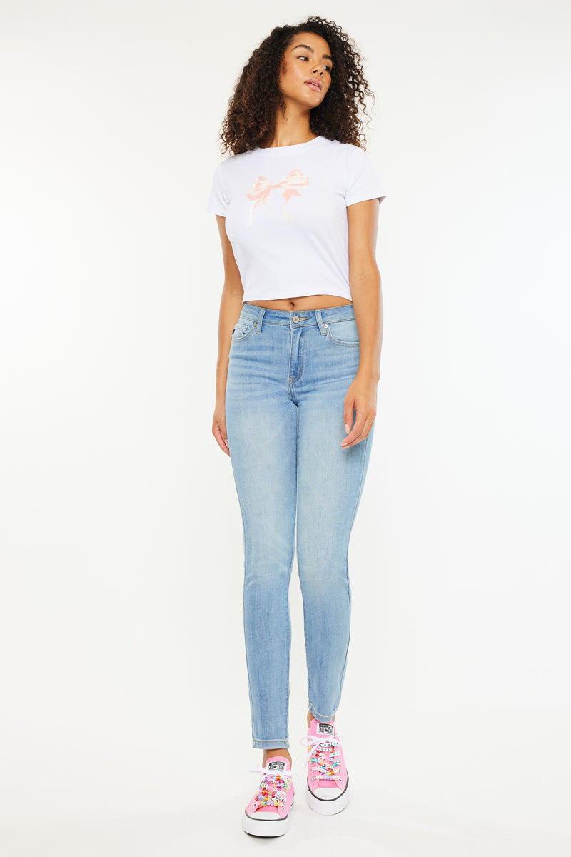 Women's Mid Rise Super Skinny Jeans - Ashlyn