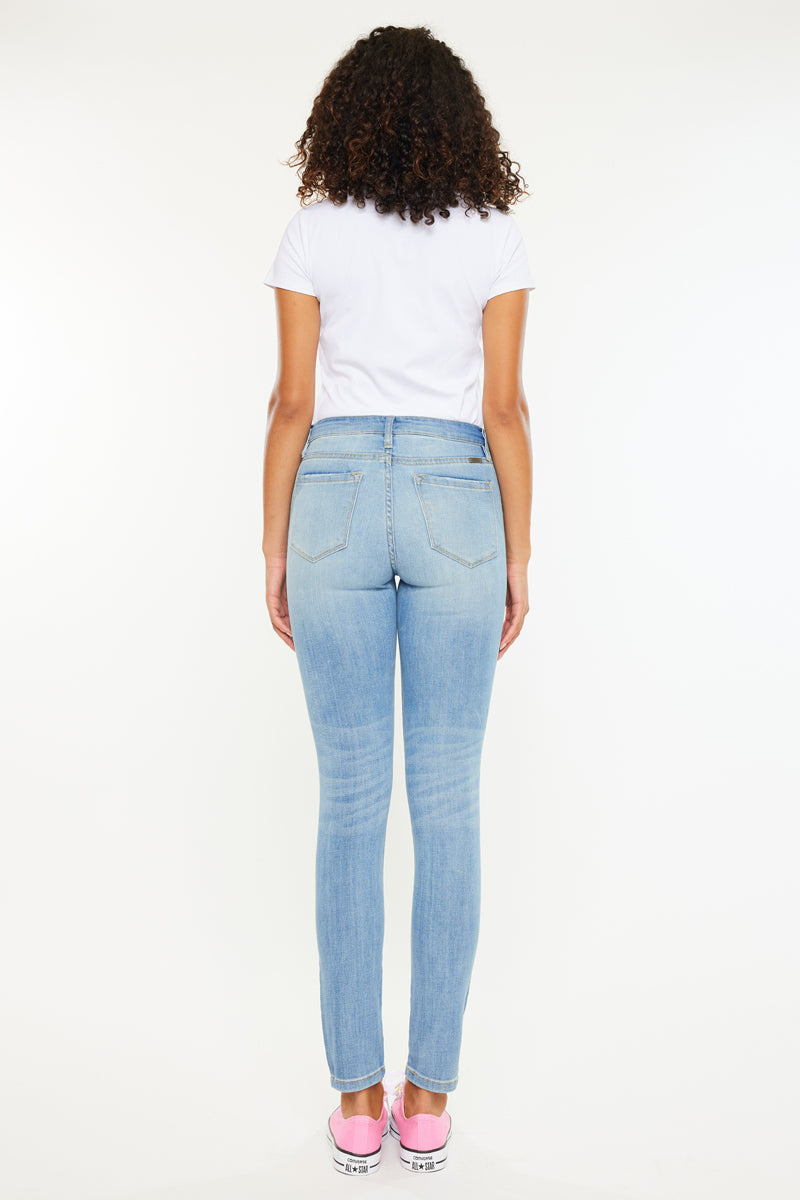 Women's Mid Rise Super Skinny Jeans - Ashlyn