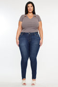 Women's Plus Size High Rise Super Skinny Jeans - Beth