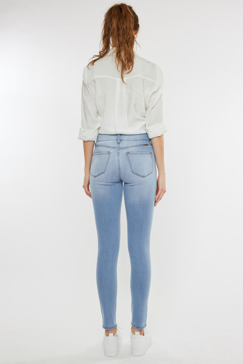 Women's Mid Rise Super Skinny Jeans - Alani