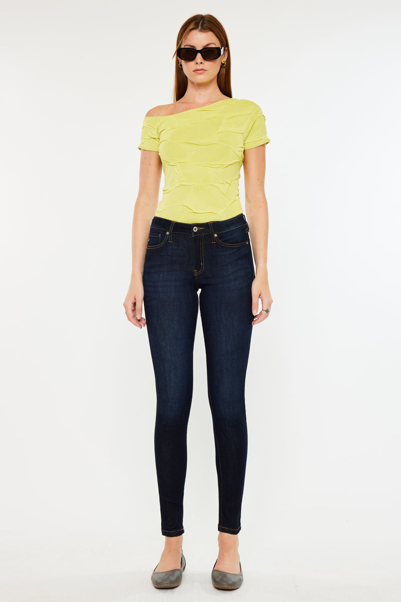 Women's Mid Rise Super Skinny Jeans - Alani