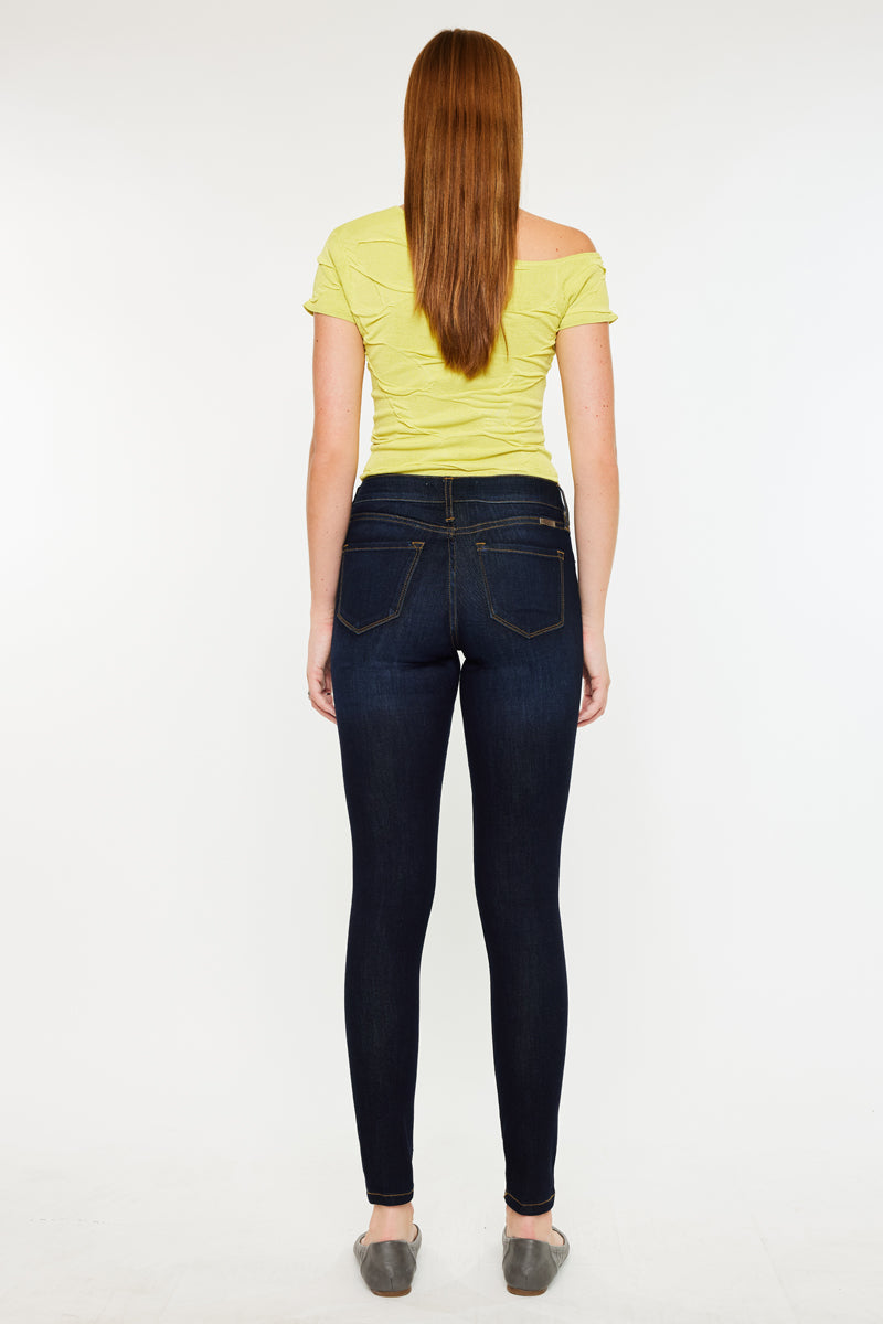 Women's Mid Rise Super Skinny Jeans - Alani