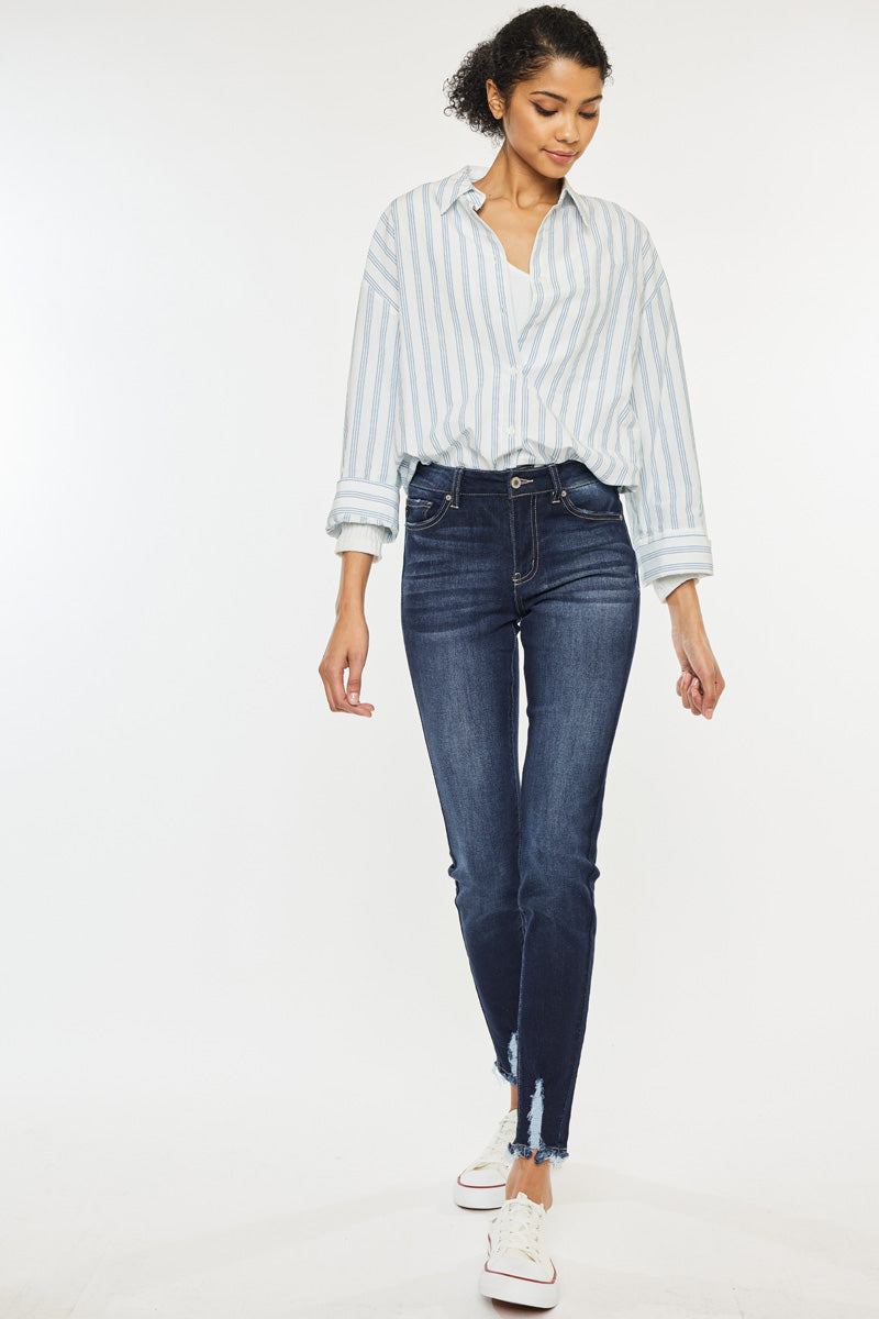 Women's High Rise Super Skinny Jeans - Anya