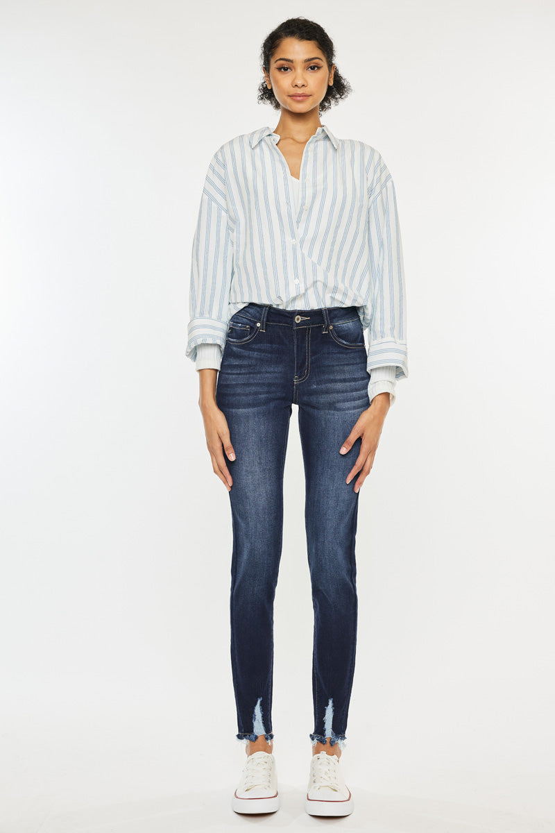 Women's High Rise Super Skinny Jeans - Anya